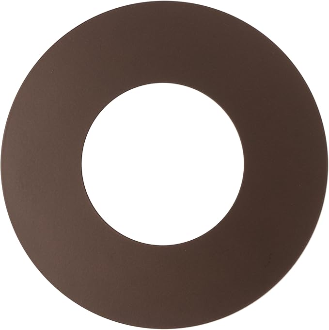 The Can Converter Ceiling Medallion for Recessed Can Light – Home Improvement Decorative Steel Flat Goof Ring & Cover Plate for 5" & 6" Cans, Small Ceiling Medallion for Chandeliers, Oil Rubbed Bronze