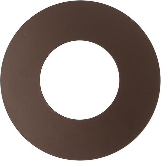 The Can Converter Ceiling Medallion for Recessed Can Light – Home Improvement Decorative Steel Flat Goof Ring & Cover Plate for 5" & 6" Cans, Small Ceiling Medallion for Chandeliers, Oil Rubbed Bronze