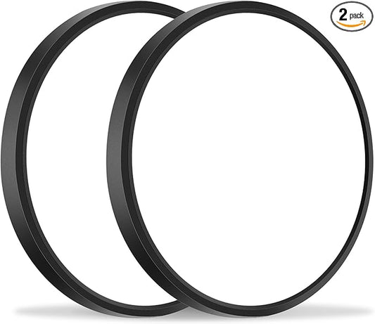Brightever 2Pack LED Flush Mount Ceiling Light Black, 5000K Daylight White, 9 Inch 2200LM Modern Ceiling Light Fixture, 180W Equivalent, 0.67 Inch Thickness LED Ceiling Lamps for Hallway, Non-Dimmable