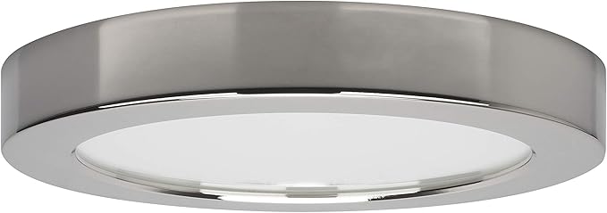 Satco S21525 Transitional LED Flush Mount in Chrome Finish, 5.00 inches