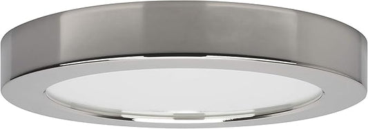 Satco S21525 Transitional LED Flush Mount in Chrome Finish, 5.00 inches