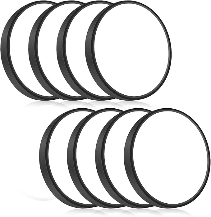 hepside 8PACK Flush Mount LED Ceiling Light Fixture 5CCT 9Inch 18W & 200W Equivalent Closet Light Fixture,Small Round Slim Surface Ceiling Lamp for Hallway,Bathroom,Bedroom,Kitchen,Interior