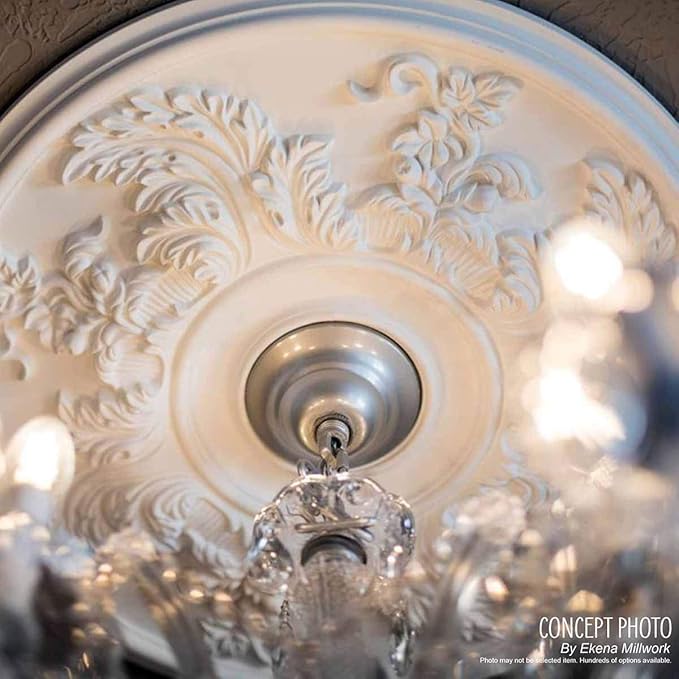 Ekena Millwork CM17PEFCSDecorative Ceiling Medallions Modeled After Original Historical Patterns & Designs, Flash Copper