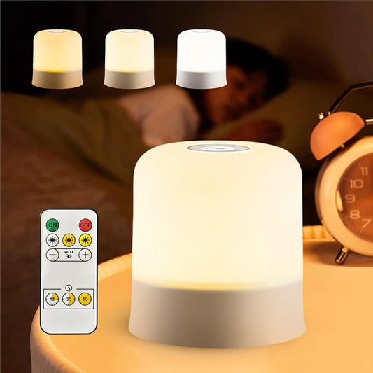Portable Baby Night Light，Touch Lamp for Bedroom, Rechargeable 2400mAh Small LED Table Lamps, Remote Control, 3 Color Egg Nightstand Lamp,Breastfeeding, Sleep Aid,