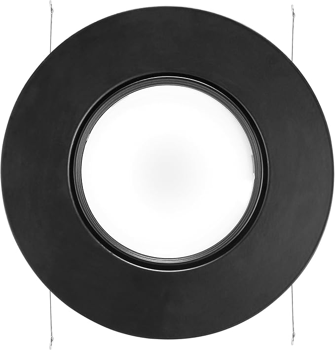 Maxxima 5 in. and 6 in. Rotatable LED Retrofit Downlight Gimbal, 1150 Lumens, 11 Watts, 5 CCT 2700K/3000K/3500K/4000K/5000K, Dimmable, Aluminum Black Trim