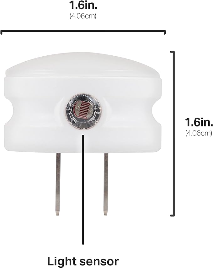 Lights by Night Plug In Night Light Bedroom Decor Apartment Essentials LED Lights Ambient Lighting Dusk to Dawn Sensor Nightlight Bathroom, 10 pack