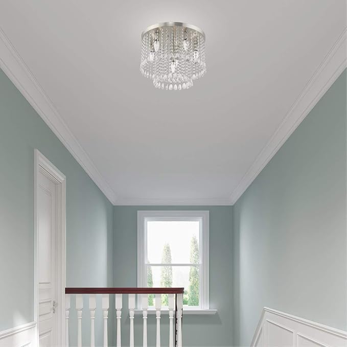 Livex Lighting 6 Lt Brushed Nickel Ceiling Mount
