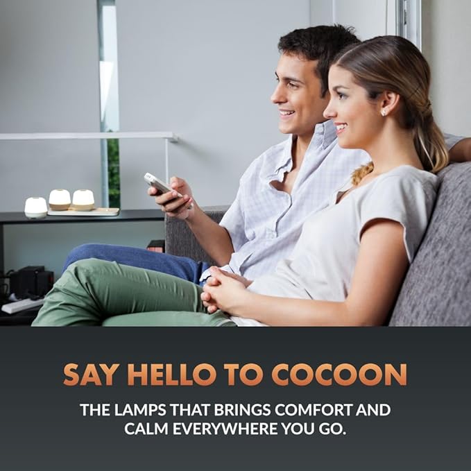 ‎Newhouse Lighting Cocoon, Natural 2700K Dimmable Cordless USB-C Rechargeable Table Lamp 3-Pack NHTL-CN-NTRL, Cordless Desk Lamp for Living Room, Bedroom, Coffee Table, and Other Cozy Home Decor