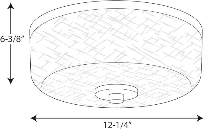 Progress Lighting Alexa Collection Two-Light 12-1/4'' Flush Mount