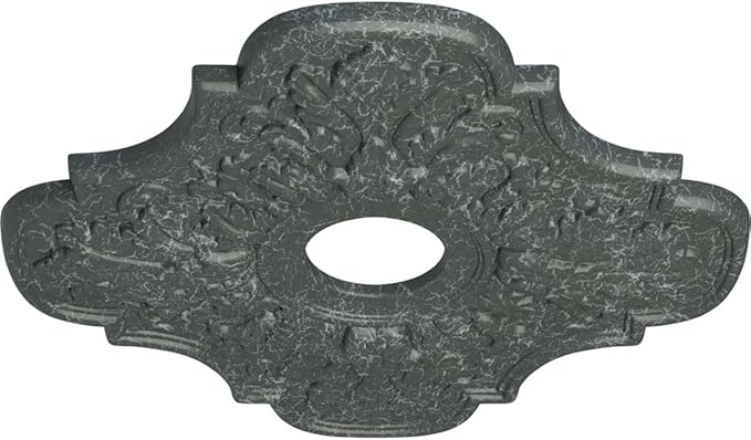 Ekena Millwork CM17PEAGCDecorative Ceiling Medallions Modeled After Original Historical Patterns & Designs, Athenian Green Crackle