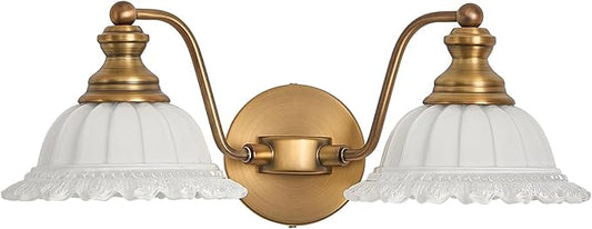 XIEDUN White 2 Light Vanity Light