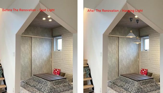 1 Pcs Ceiling Light Conversion Dimmable Pendant E26 Base Connections Metal Grey Cone Shade Industrial Style Adjusted 3.2ft Wire Conversion Kit for E26 Spot Light