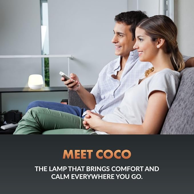 ‎Newhouse Lighting Coco, White 2700K Dimmable Cordless Portable USB-C Rechargeable Table Lamp NHTL-CO-WH, Cordless Desk Lamp for Living Room, Bedroom, Coffee Table, and Other Cozy Home Decor