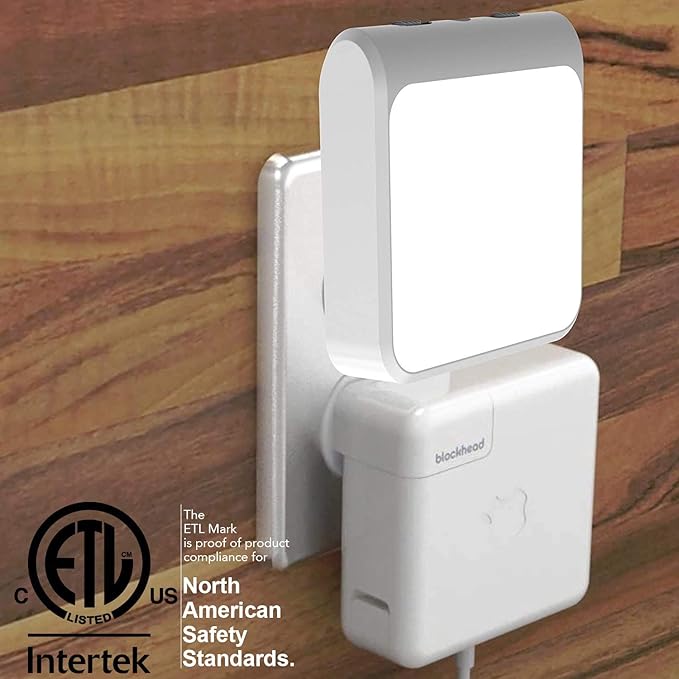 Solatec Plug-in Led Night Light with Auto Dusk to Dawn Sensor,Adjustable Brightness and Color, Warm White,Cool White Lights for Bathroom,Hallway,Bedroom, Kids Room, Kitchen, Stairway (8)