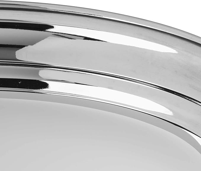 Progress Lighting 2-Light Ceiling Light, Flush Mount Ceiling Light Fixture for Interior Kitchen Lights, Hallway, Bedroom, Living Room, 13-1/4”, 5-7/8”, Polished Chrome, Etched Glass Shade