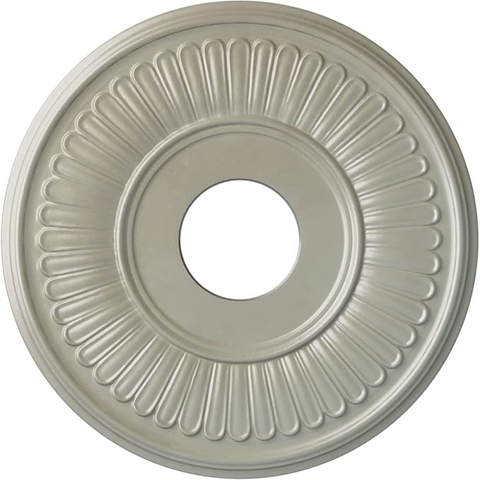 Ekena Millwork CM15BEFCS 15-3/4" x 3-7/8" x 3/4" Berkshire Ceiling Medallion, Flash Copper