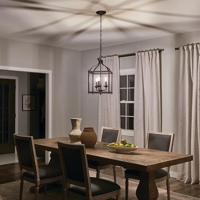 Kichler Larkin 22.25" 3 Light Pendant in Brushed Nickel