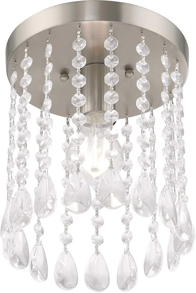 Livex Lighting 1 Lt Brushed Nickel Ceiling Mount