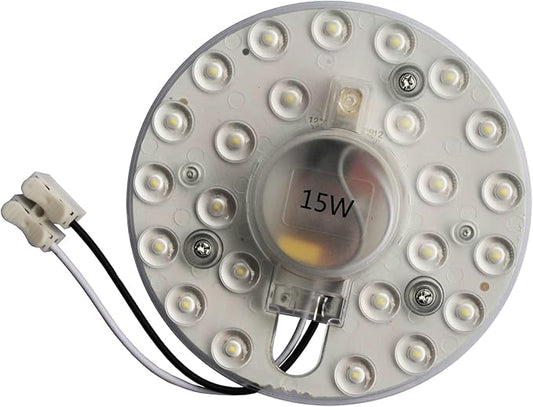 15W LED Light Kit Replacement for Flush Mount Ceiling Fan Light,LED Engine Retrofit Board Panel,4500K