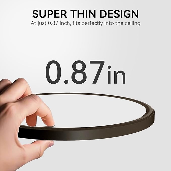 MODERN 6 Pack 28W 3200lm Flush Mount LED Ceiling Light, Super Thin 12 inch, 5000K Daylight, Undimmable Ceiling Light Surface Mount for Bedroom, Living Room, Dining Room