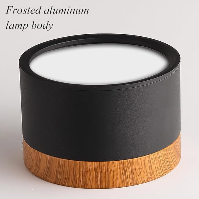 4.2-Inch Macaron Style Ceiling Light, Nordic Modern Ceiling Light Fixture, 15W LED Mini Cylinder Minimalist Close to Ceiling Lamp for Bedroom Hallway Entryway Kitchen Foyer Office