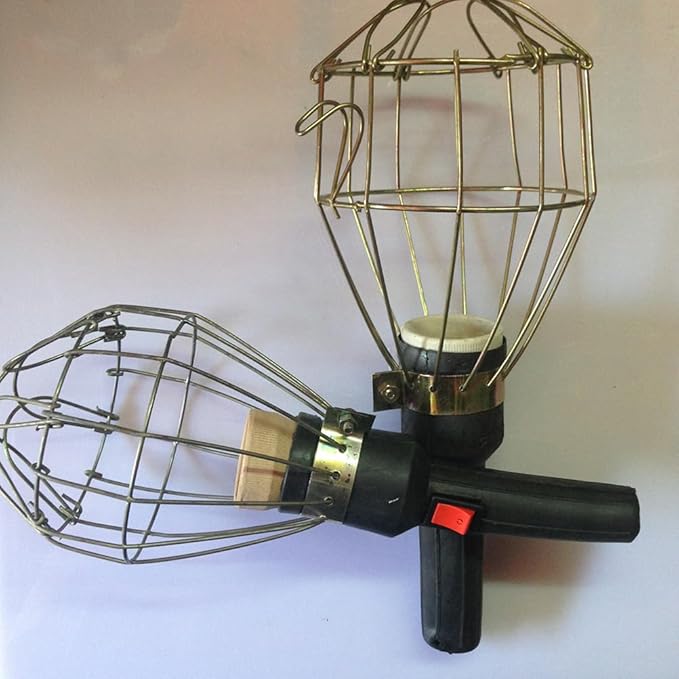 DOITOOL Metal Lamp Bulb Guard: 8 Pack Vintage Light Cage Guard Hanging Lamp Covers Metal Bulb Cover for Pendant Farmhouse Light Bulbs