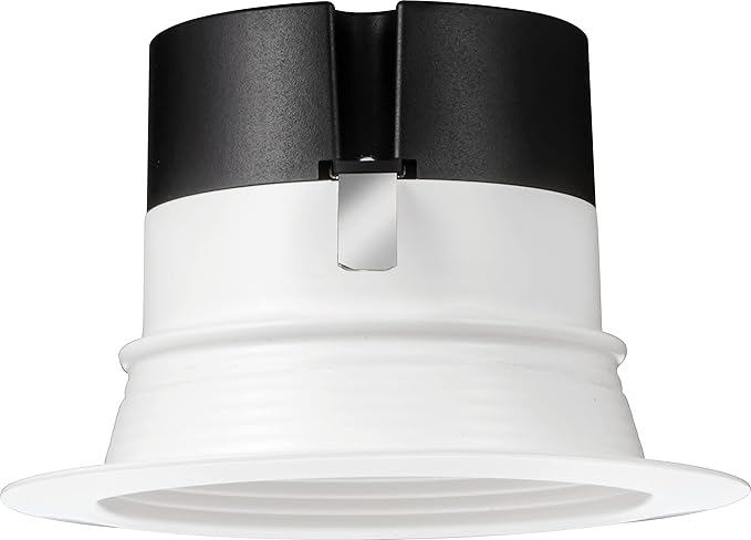 Juno 4BEMW SWW5 90CRI CP6 M2 E-Series LED Recessed Downlighting, Baffle Trim, 4-Inch (6-Pack), White