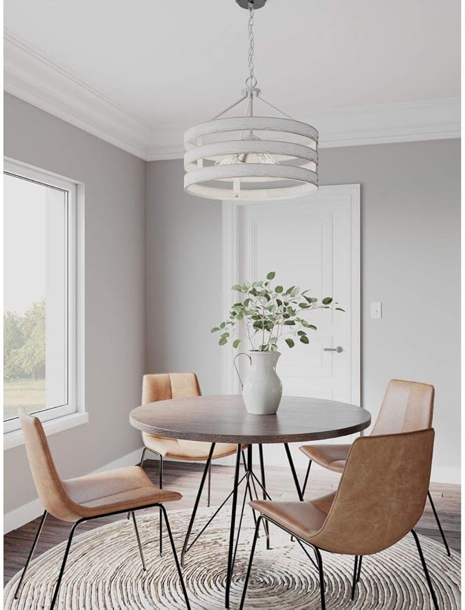 Gulliver Collection 4-Light Coastal Pendant Light Galvanized