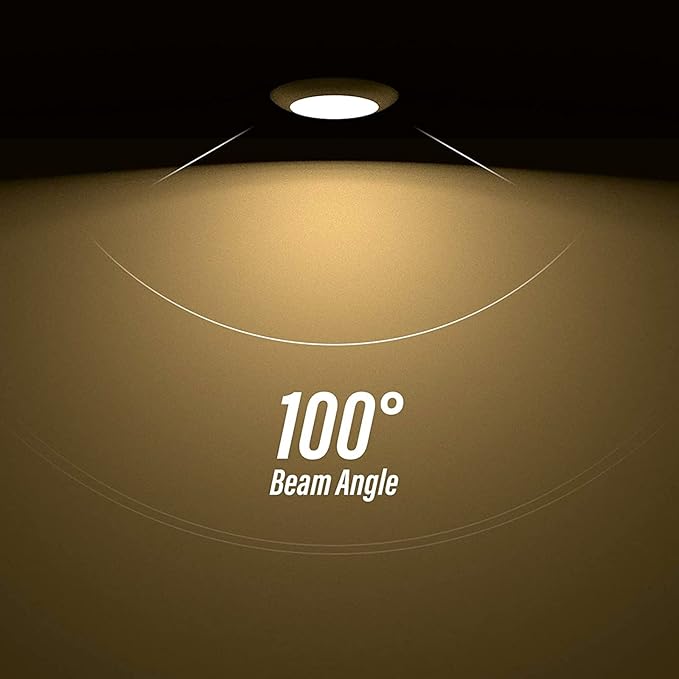 ZAGO Black 6 Inch LED Disk Light: Surface Mount Low Profile Recessed Retrofit Ceiling Fixture for J Box, 4 Packs, 5CCT Switchable, Dimmable, 120V, 15W, 920LM, CRI>80, ETL, Wet Location