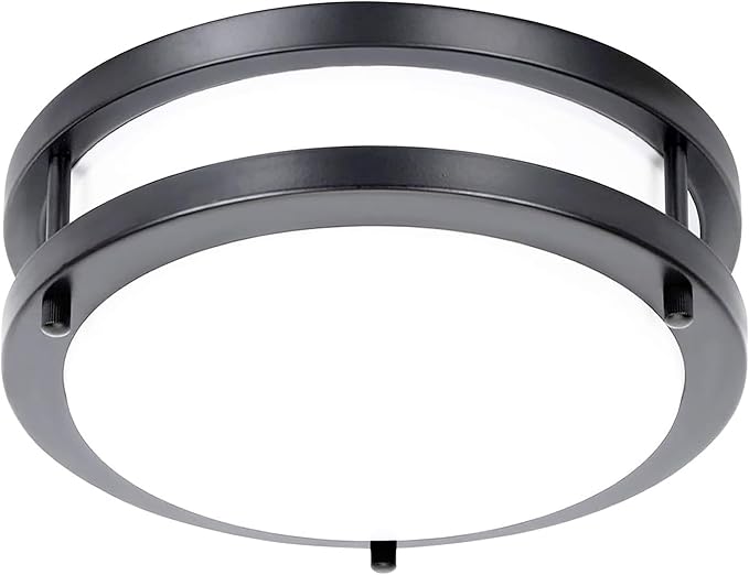 Drosbey 50W Dimmable LED Flush Mount Ceiling Light Fixture, Ceiling Lights for Kitchen, Bedroom, Bathroom, Garage, Super Bright 5000 Lumens, 3000K/4000K/5000K Adjustable, UL Listed