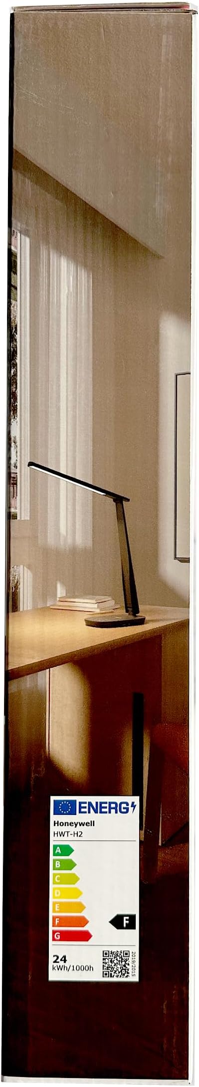 Honeywell LED Desk Lamp for Home Office, Eye-Caring Light with 4 Color Modes & Touch Control, USB A+C Charging Ports, Adjustable Rotating Head with Timer for Reading, Bedroom & Small Desks