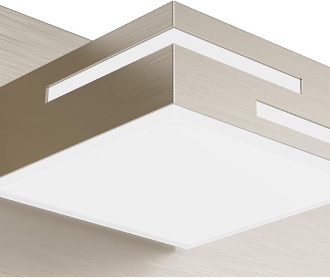 LED Modern Bathroom Vanity Light Fixtures, 3-Light 22-inch Dimmable Brushed Nickel Vanity Lights for Bathroom Lighting Fixtures Over Mirror, with 360° Rotatable Acrylic Heads (Cool White 6000K)