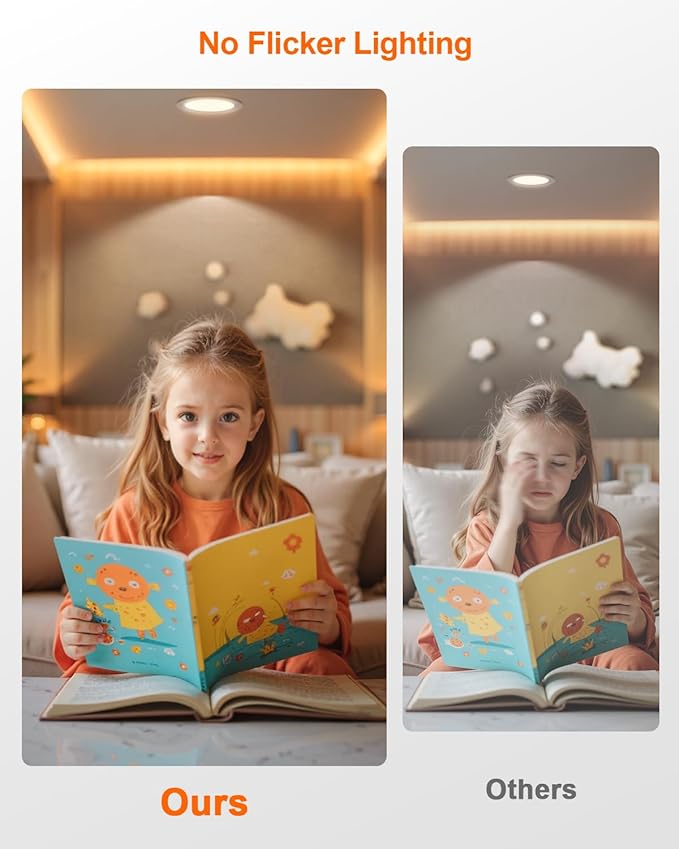DUSKTEC Smart Recessed Lighting 6 Inch - RGBCW Color Changing LED 13W Can Light Retrofit Recessed Lights 1050 Lumen Dimmable Recess Light Compatible with Alexa & APP Recess Ceiling Lights 1 Pack