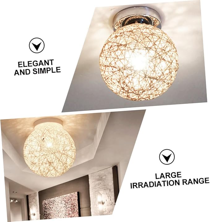 Operitacx 1pc Modern Ceiling Light Simple Design Hanging Lamp for Bedroom Nordic Style Decorative Fixture for Balcony Corridor and Living Spaces Easy to Install