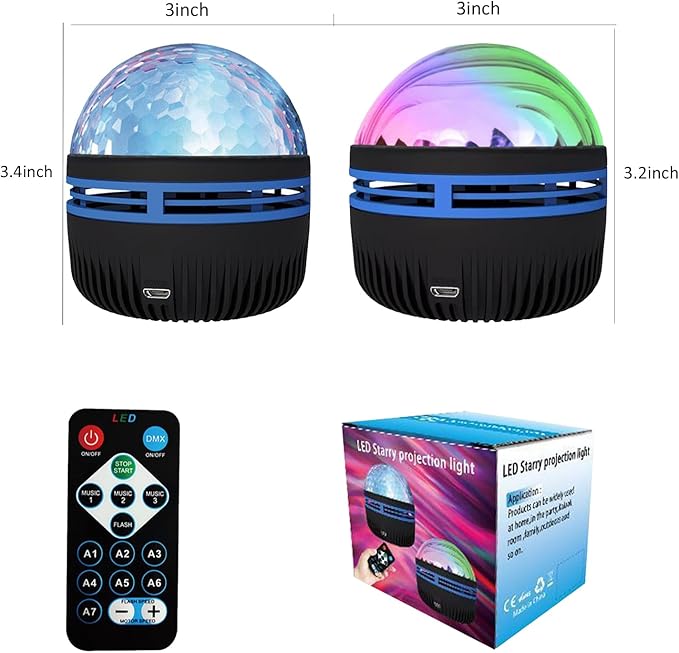 2 in 1 Northern Lights and Ocean Wave Projector with 14 Effects of Galaxy Light for Game Rooms, Parties, Light Projector for Bedroom, Compatible with Lava Lamps and Night Light Decorative Effects