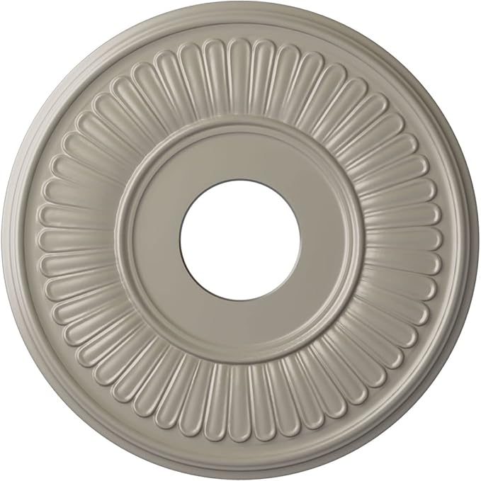 Ekena Millwork Berkshire Ceiling Medallion, Pearl White
