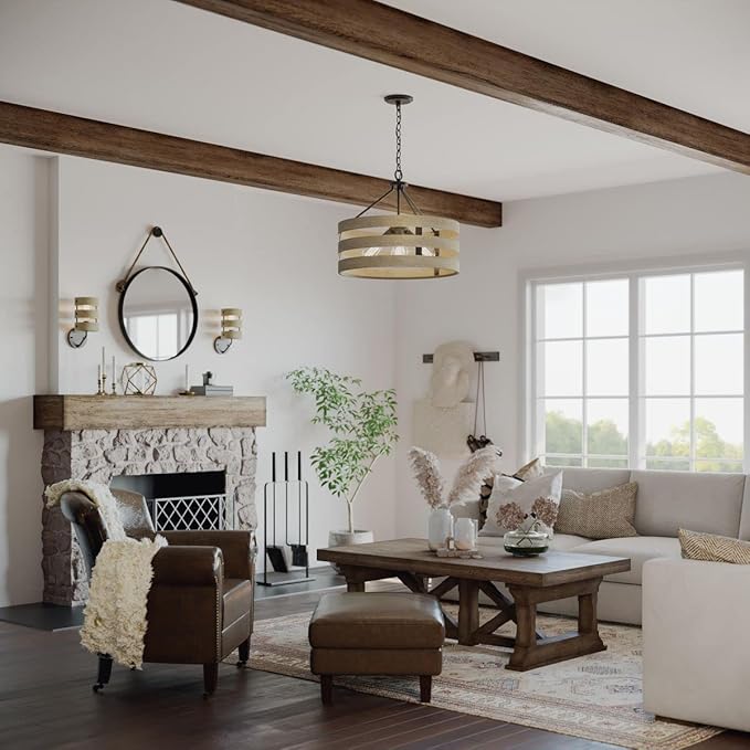 Gulliver Collection 4-Light Coastal Pendant Light Graphite