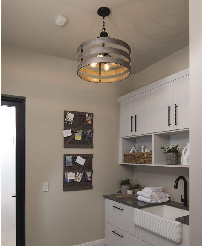 Gulliver Collection 4-Light Coastal Pendant Light Graphite