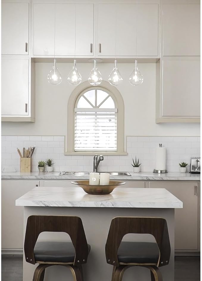 16371-PCCX5 Albion 5 Light 30 inch Polished Chrome Linear Pendant Ceiling Light