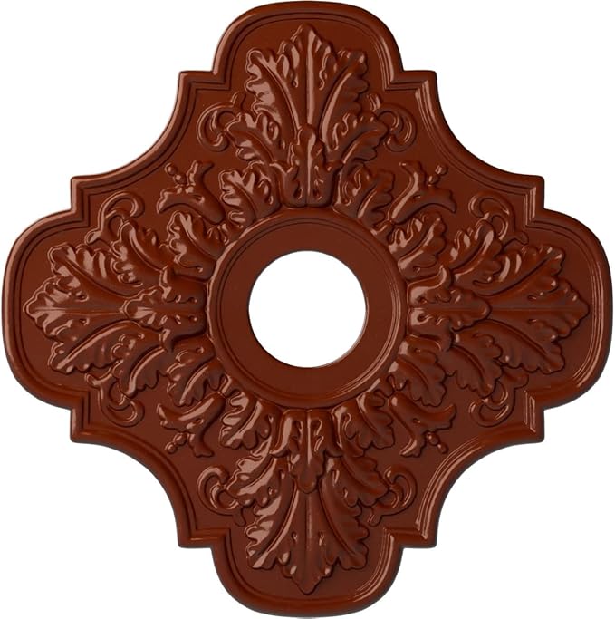 Ekena Millwork CM17PEFIFDecorative Ceiling Medallions Modeled After Original Historical Patterns & Designs, FireBrick