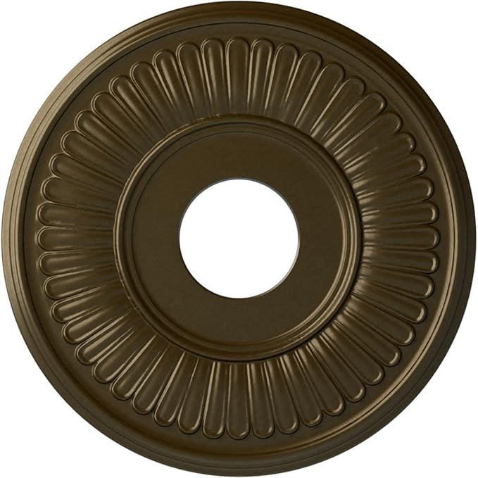 Ekena Millwork Berkshire Ceiling Medallion, Brass