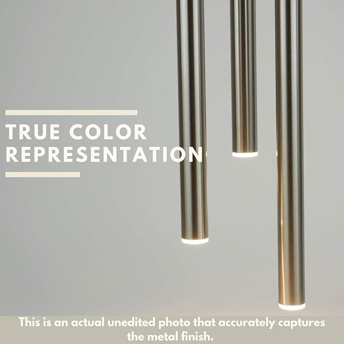 CANALIS 4 Mini Pendant Lighting White - LED Hanging Light Fixture for Kitchen Island, Bar, Foyer - Cluster Pendants - Dimmable, Adjustable Wire, Lamp Bulb Included