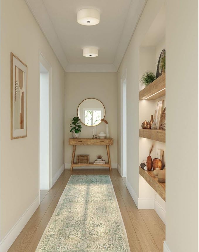 Progress Lighting P350130-143 Inspire Close-to-Ceiling, Black, 5.50x13.00x13.00