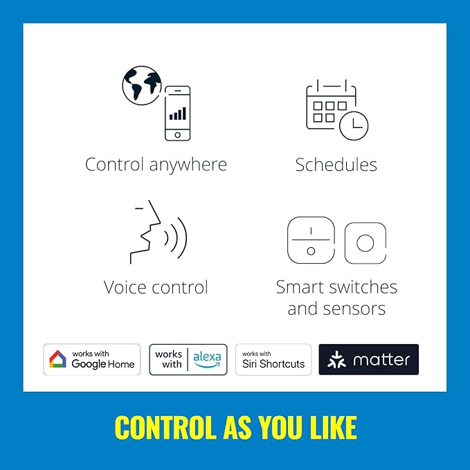WiZ LED Strip Starter Kit (6.6’) and Extension (3.3’) - Smart- Full-Color- Low-Voltage Light - Connects to Your Existing Wi-Fi - Control with Voice or App - Google Home- Alexa and Siri Shortcuts