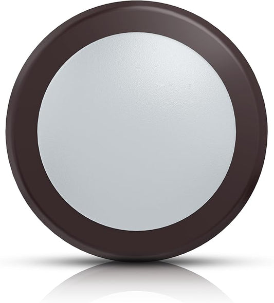 ECOELER 5/6" LED Flush Mount Ceiling Light, Dimmable Recessed Can Lights, 16.5W 5000K Daylight 1000Lm, Low Profile Ceiling Downlight Installs into J-Box or Recessed Can, ETL & FCC Listed, Bronze