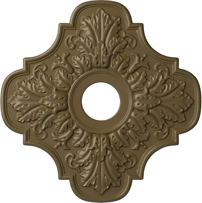 Ekena Millwork CM17PEMMFDecorative Ceiling Medallions Modeled After Original Historical Patterns & Designs, Mississippi Mud