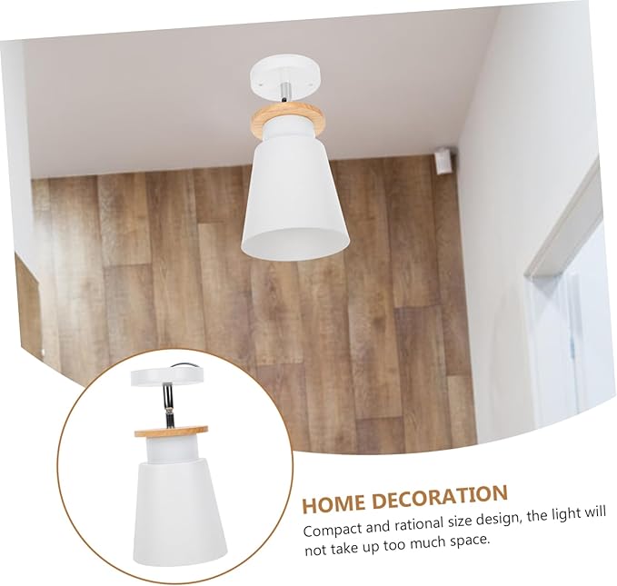 Homoyoyo Contemporary Nordic Style Ceiling Lamp Simple Design for Hallway Corridor Entryway and Living Room Lighting Easy to Install Chic and Practical Fixture