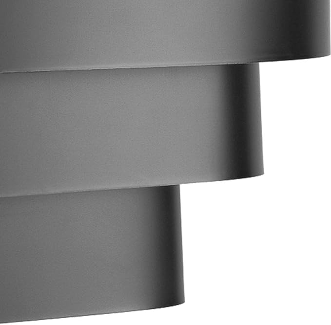 Progress Lighting 1-Light Louvered Wall Sconce Light Fixture, 7 in. Tall, Black, P7103-31