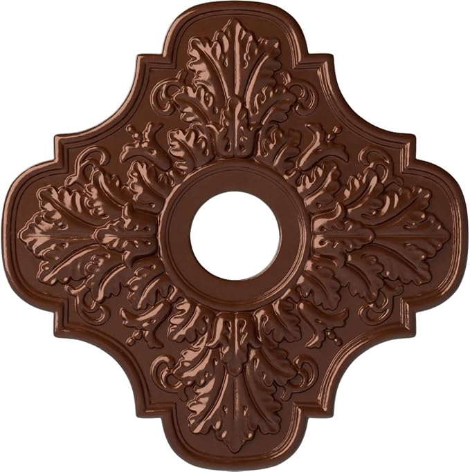 Ekena Millwork CM17PECPSDecorative Ceiling Medallions Modeled After Original Historical Patterns & Designs, Copper Penny
