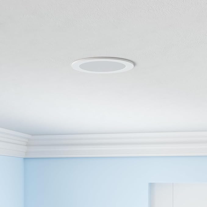 Ensenior 24 Pack 4 Inch LED Recessed Light, Dimmable, 5000K Daylight, 750LM High Brightness, 9W 120V, Damp Rated, Ultra-Thin Canless Wafer Ceiling Light - ETL & FCC & IC